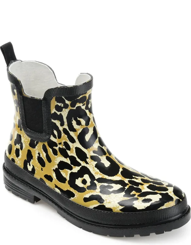 Journee Collection Tekoa Rain Boot - Water Resistant, Block Heel