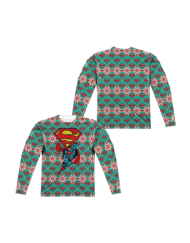Superman Super Sweater Long Sleeve Tee
