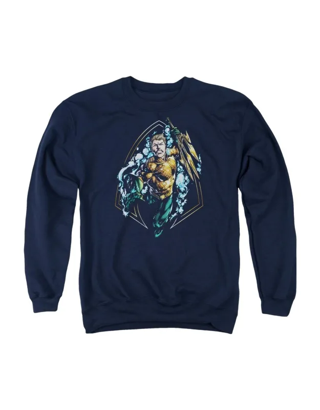 Justice League Of America Thrashing Crewneck Sweatshirt