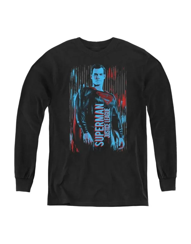 Justice League Movie Superman Long Sleeve Tee