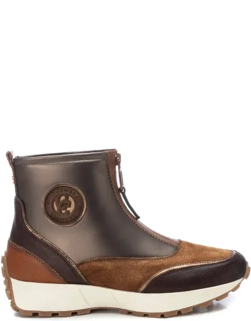 Carmela Leather Collection Sneaker Booties