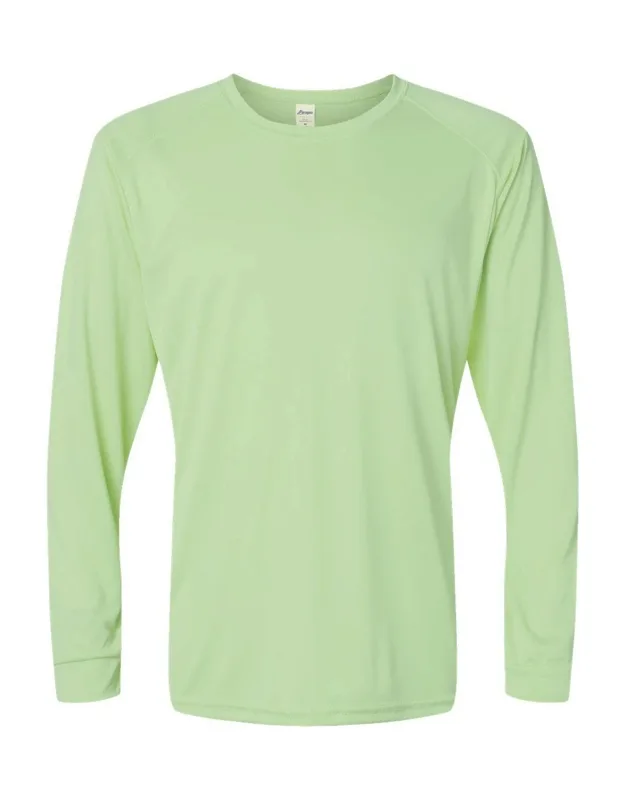 Paragon Long Islander Performance T-shirt With Moisture Management And Upf 50+ Protection