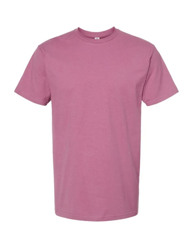 Jersey T-shirt With Reactive-dyed Color And Pre-washed Fabric