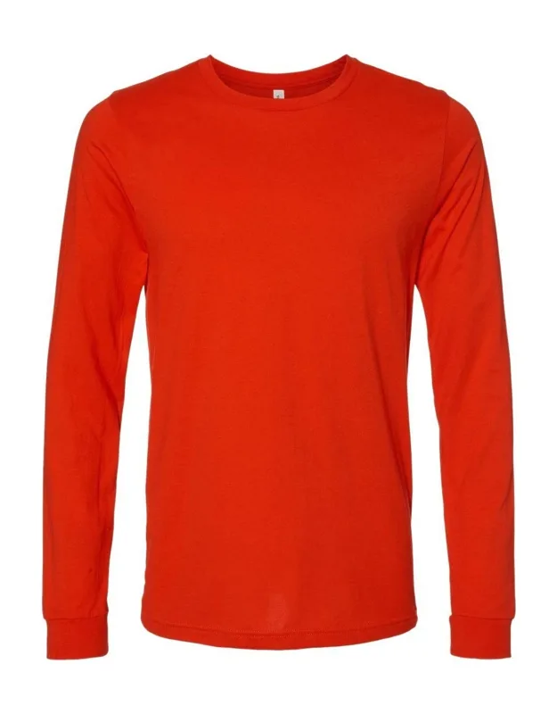 Jersey Long Sleeve Tee, 100% Airlume Combed And Ringspun Cotton, Retail Fit