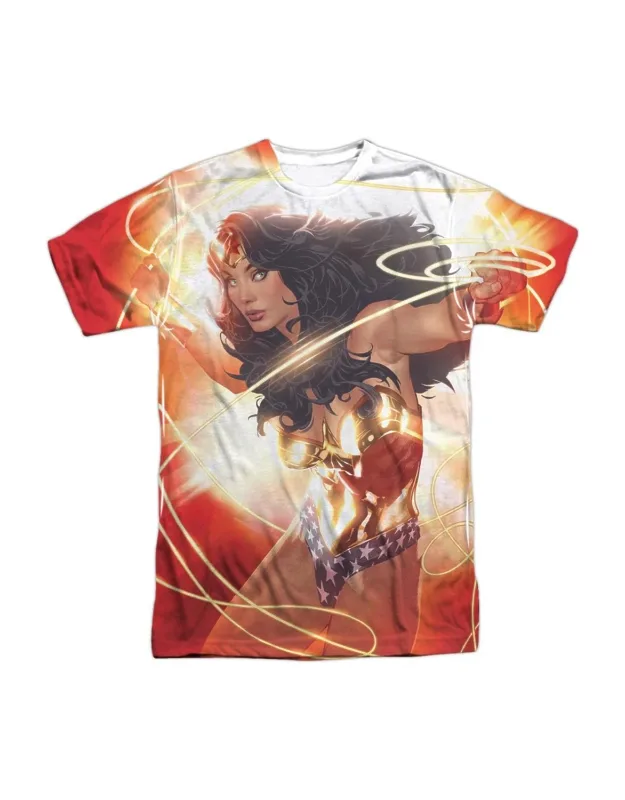 Justice League Of America Glow Short Sleeve Poly Crew Tee