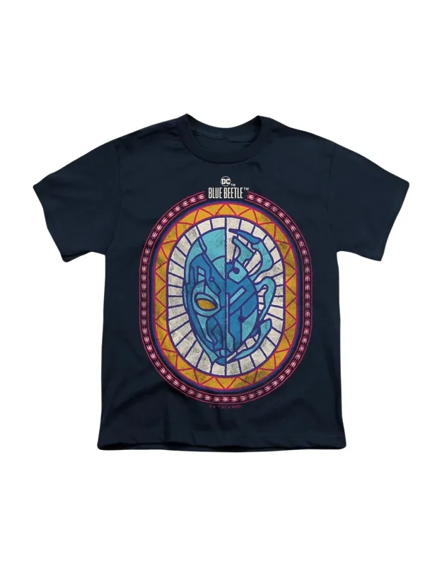 Blue Beetle (2023) Reyes Courage Short Sleeve Youth Tee - Stylish And Easy Wear