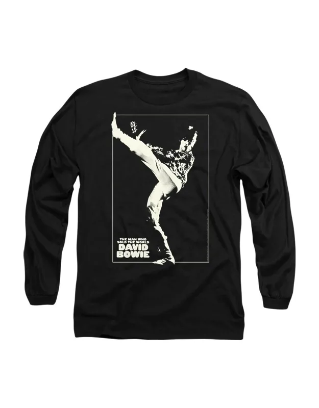 David Bowie The Man Cover Long Sleeve Tee