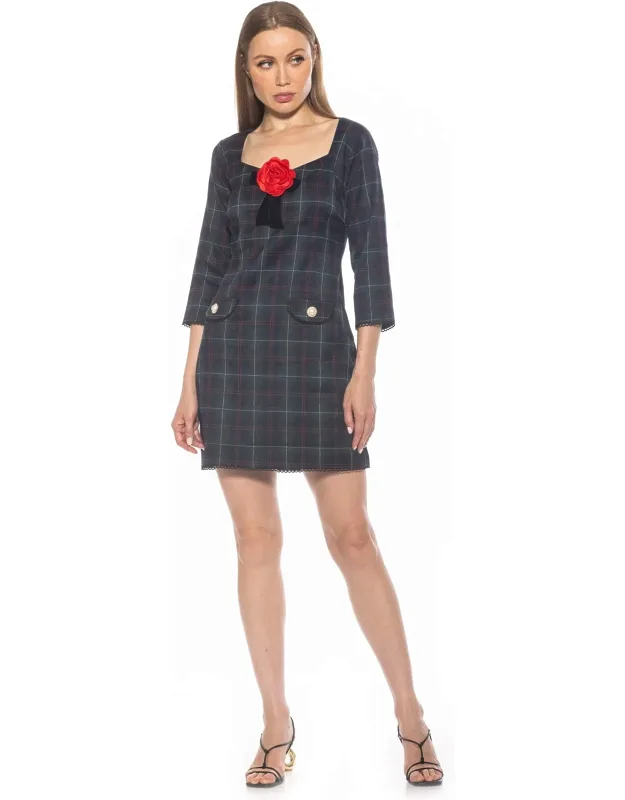 Delaney Plaid Dress