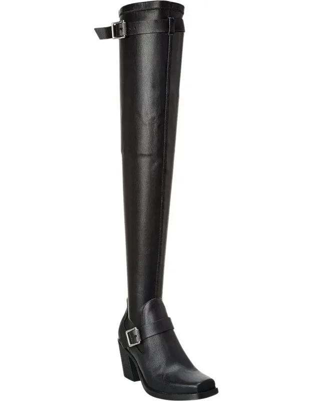 Axis Leather Thigh-high Boots