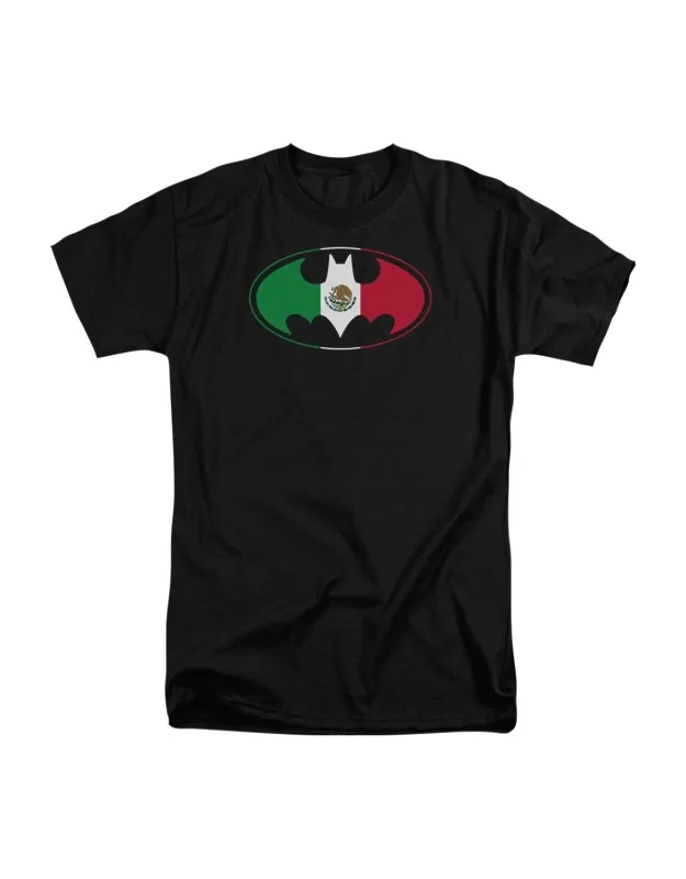 Batman Mexican Flag Shield Short Sleeve Tee