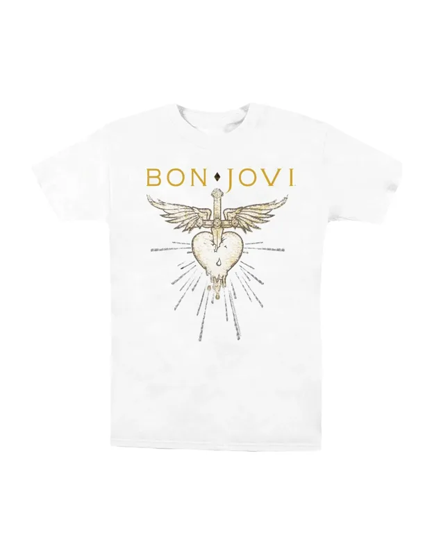 Bon Jovi Greatest Hits Short Sleeve Adult Tee Stylish Easy