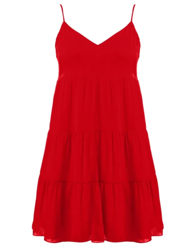 Tiered Mini Dress