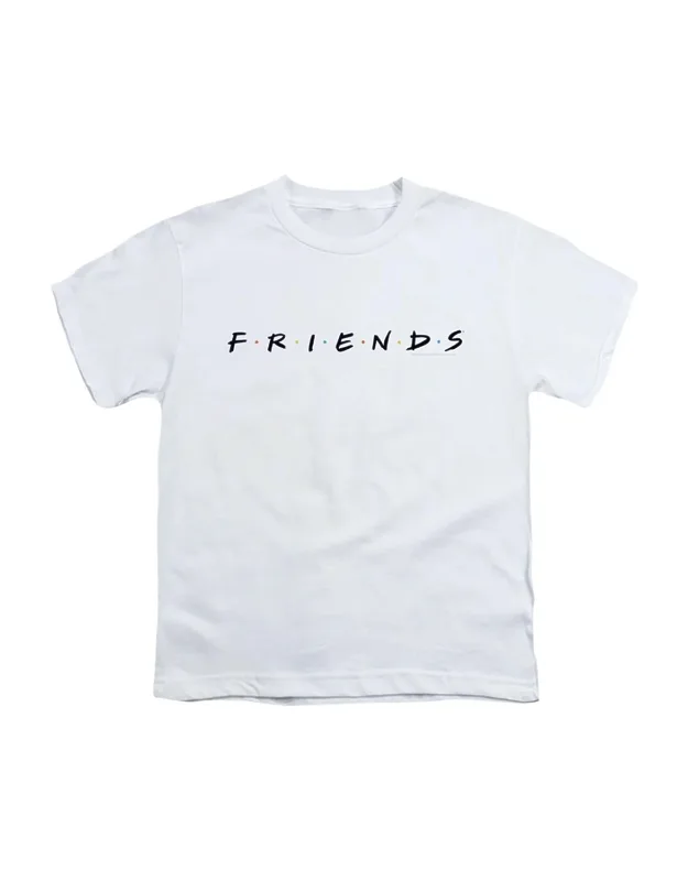 Friends Logo Short Sleeve Tee - Stylish For Everyday Wear, 100% Cotton