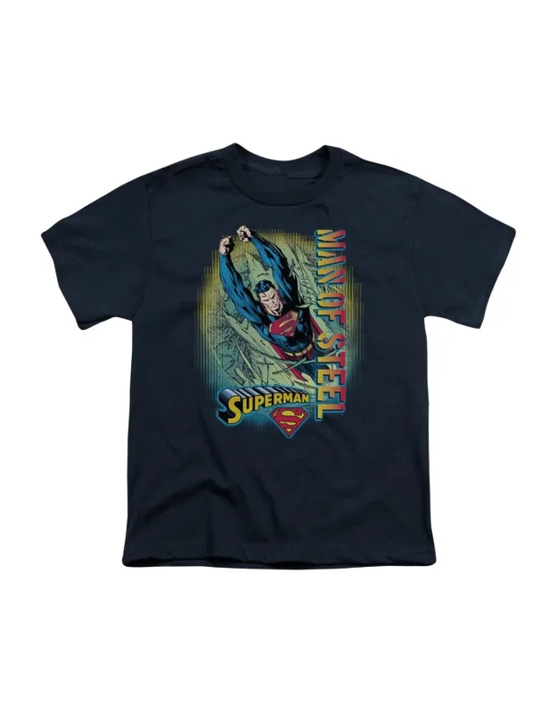 Superman Breakthrough Short Sleeve Tee - Stylish For Everyday Wear, 100% Cotton