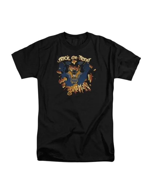 Batman Pumpkin Burst Short Sleeve Adult Tall Tee