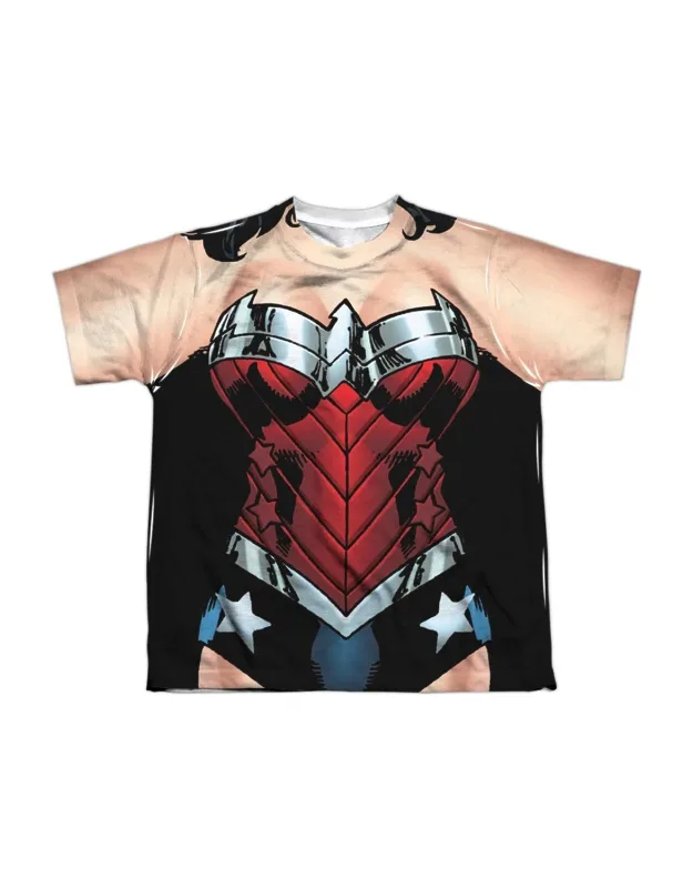 Justice League Of America Wonder Woman 52 Short Sleeve Poly Crew Tee