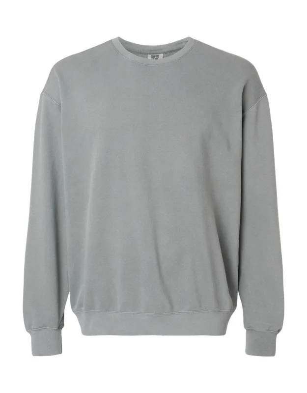 Garment-dyed Lightweight Fleece Crewneck Sweatshirt
