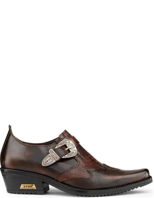 Real Leather Snake Western Cowboy Boots
