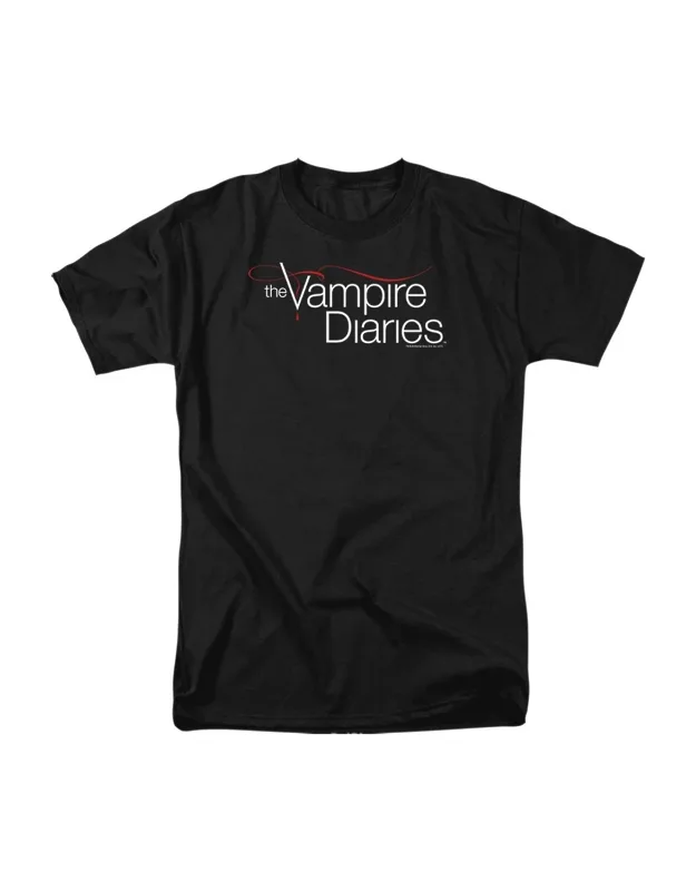 Vampire Diaries Tvd Logo Short Sleeve Tee - 100% Cotton, Officially Licensed