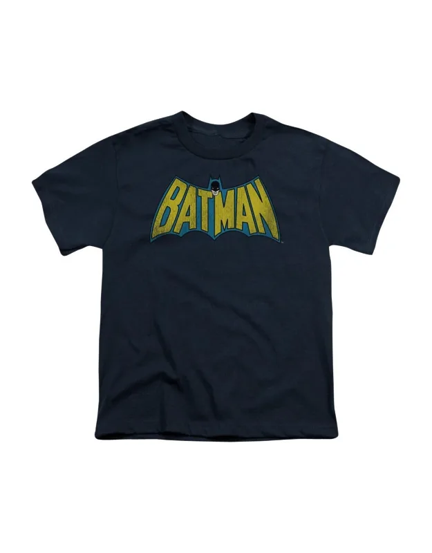Dc Comics Classic Batman Logo Short Sleeve Youth Tee Stylish Easy