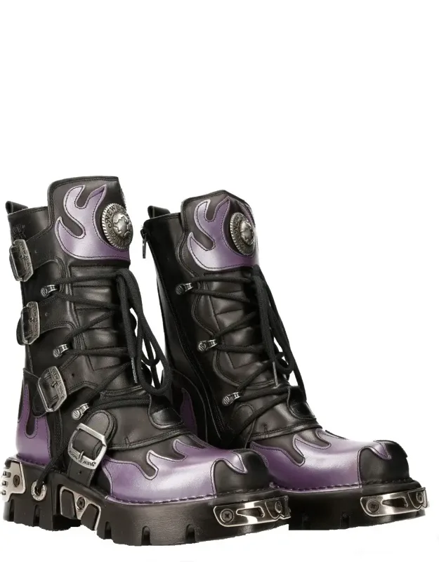M-591-s5 Flame Boots Gothic Metallic Collection