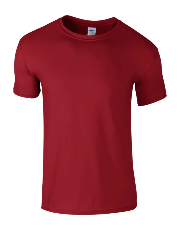 Gildan Short Sleeve Soft-style T-shirt With Preshrunk Jersey Cotton And Slimmer Eurofit