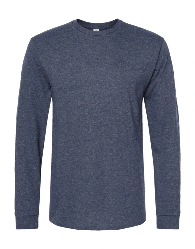 Jersey Long Sleeve T-shirt - 100% Ringspun Cotton, Reactive-dyed For Longer Lasting Color