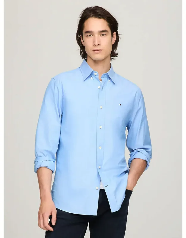 Stretch Regular Fit Poplin Shirt