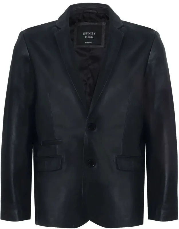 Leather Blazer