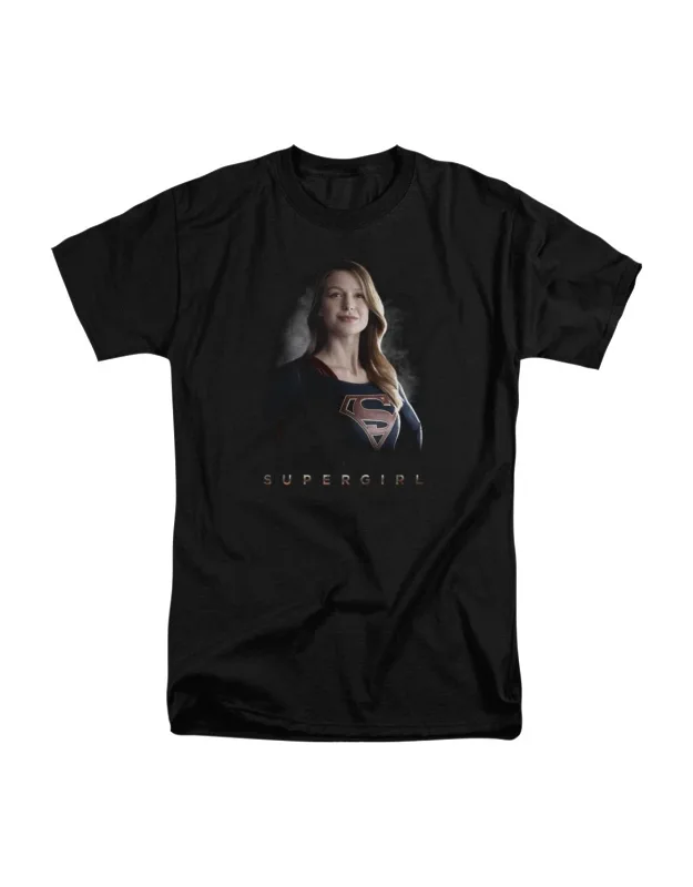 Supergirl Stand Tall Short Sleeve Adult Tall Tee - 100% Cotton, Officially Licensed