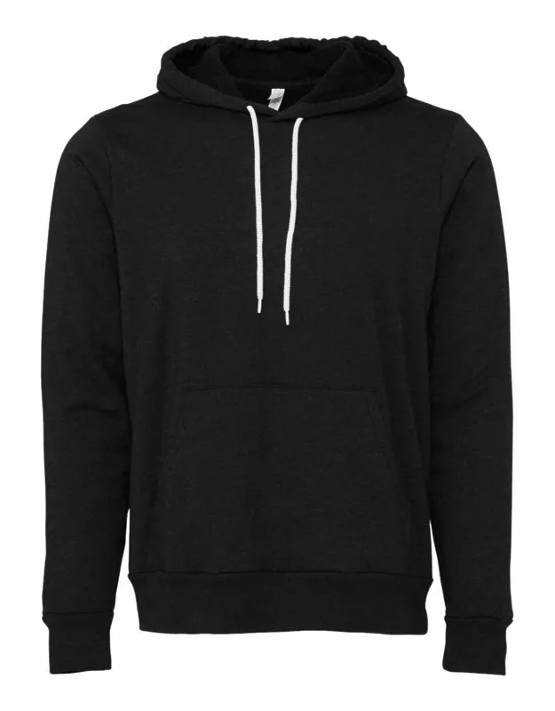 Sponge Fleece Hoodie With Pouch Pocket And Ribbed Cuffs