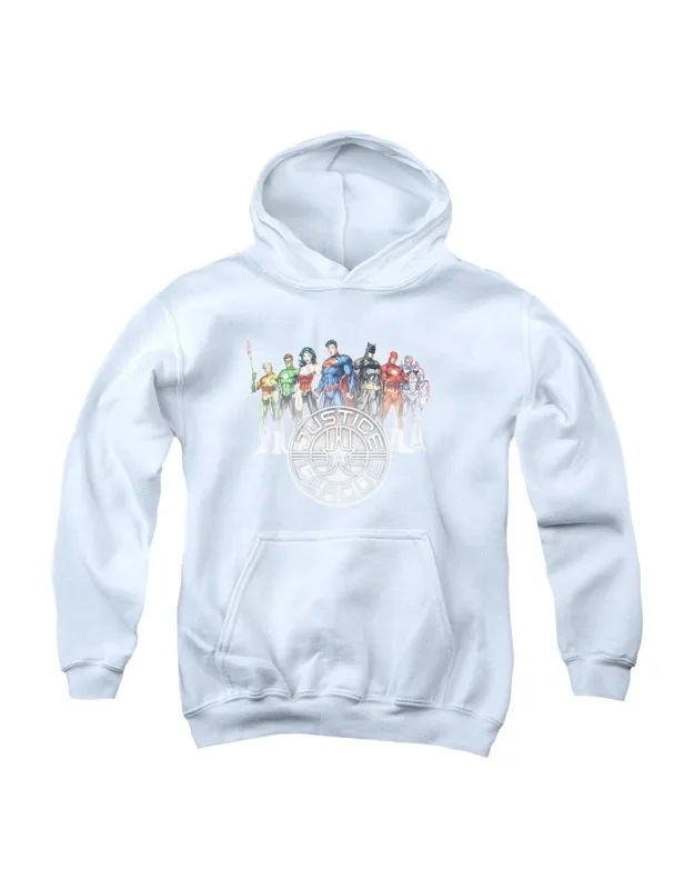 Justice League Of America Circle Crest Hoodie