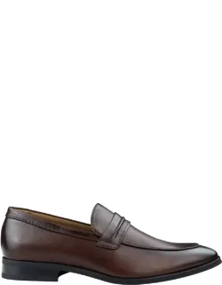 Moccasin Loafers Shoes Leather Lined Slip On Smart Formal Shoe