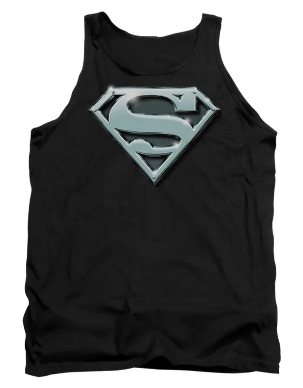 Superman Chrome Shield Tank Top
