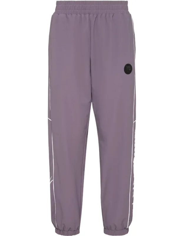 Nylon Loose Fit Piping Jogging Pants