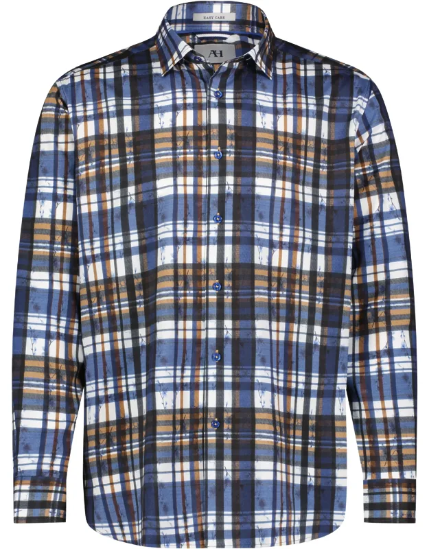 Floral Plaid Shirt