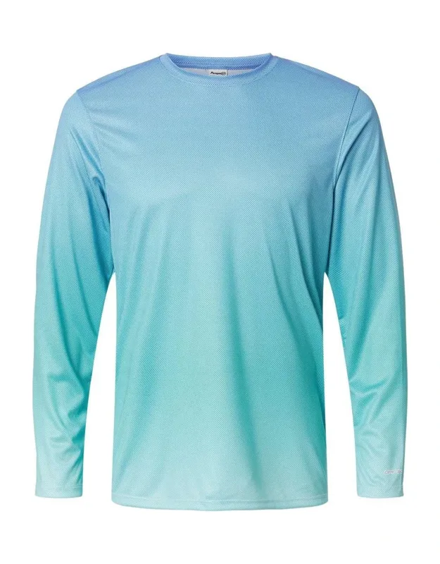 Paragon Performance Pin Dot Long Sleeve T-shirt With Upf 50+ Protection And Moisture Management Properties