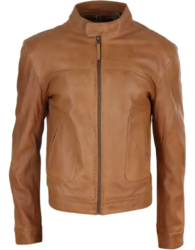 Classic Leather Biker Jacket