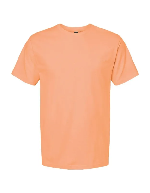 Tultex Jersey T-shirt With Reactive-dyed Fabric And Pre-washed Finish