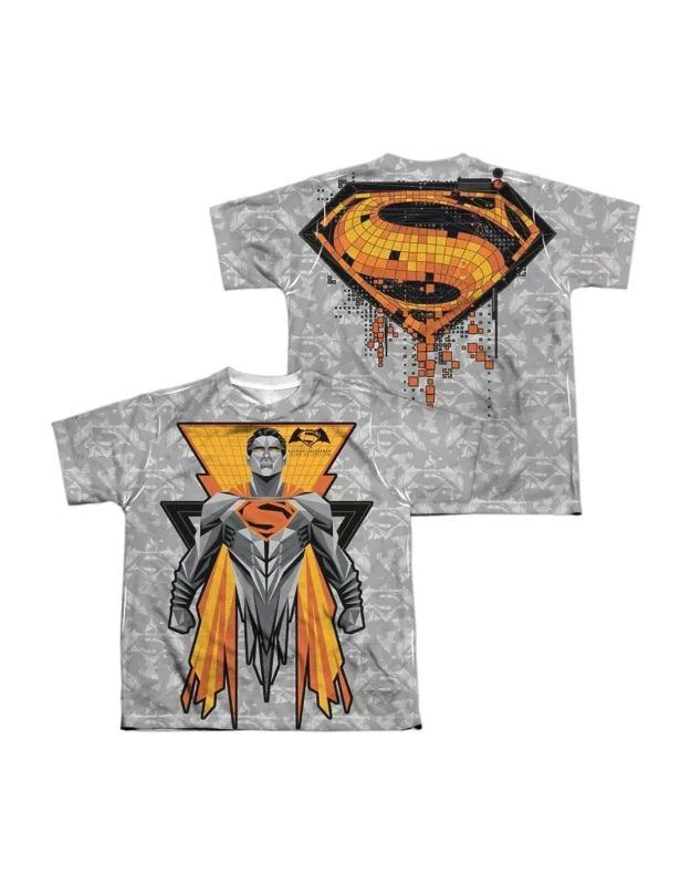 Batman V Superman Super Tech Sub (front/back Print) Short Sleeve Poly Crew Tee / T-shirt