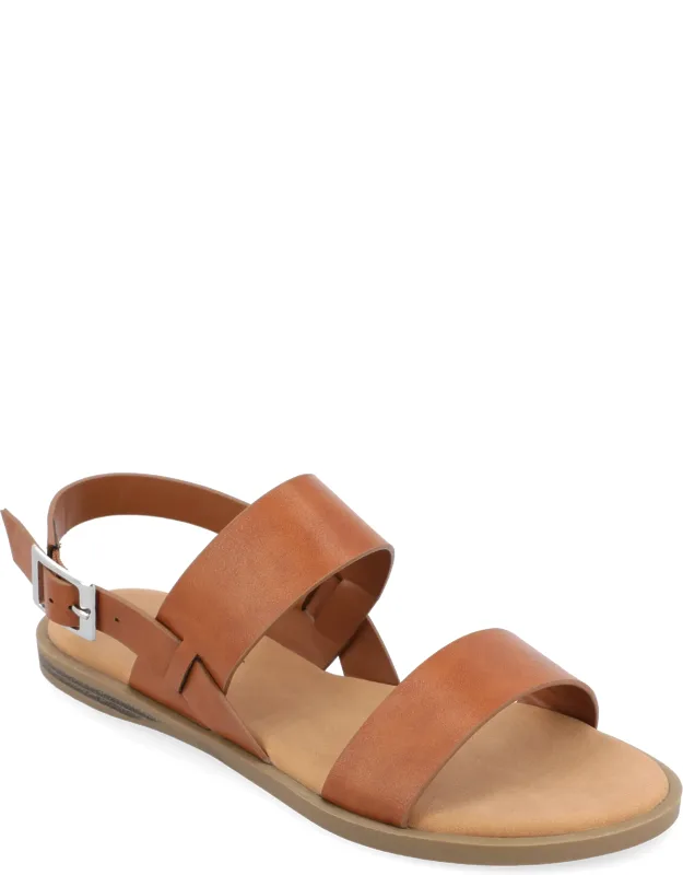 Lavine Sandals With Cushioned Footbed And Buckled Ankle Strap