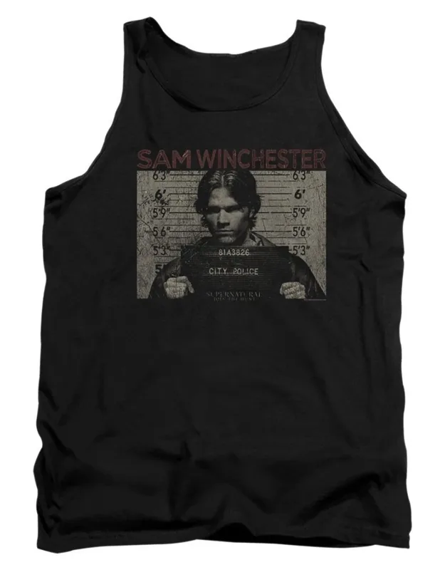 Supernatural Sam Mug Shot Tank Top