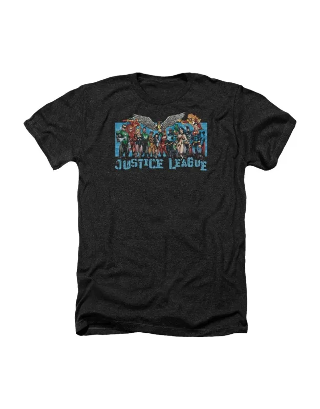 Justice League Of America League Lineup Adult Tee - Stylish Everyday Wear