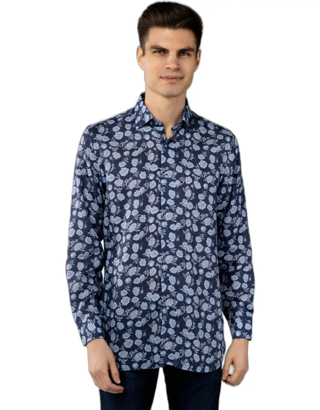 Jacquard Floral Shirt