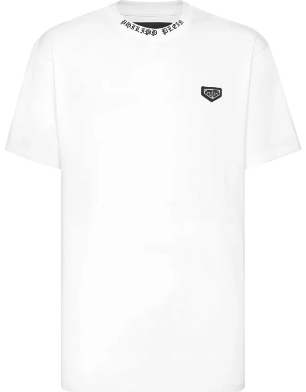 T-shirt Round Neck Ss - Iconic Logo, Gothic Writing