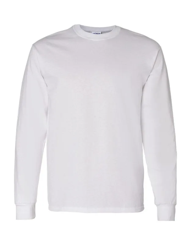 Heavy Cotton Long Sleeve T-shirt, Midweight Fabric, Classic Fit