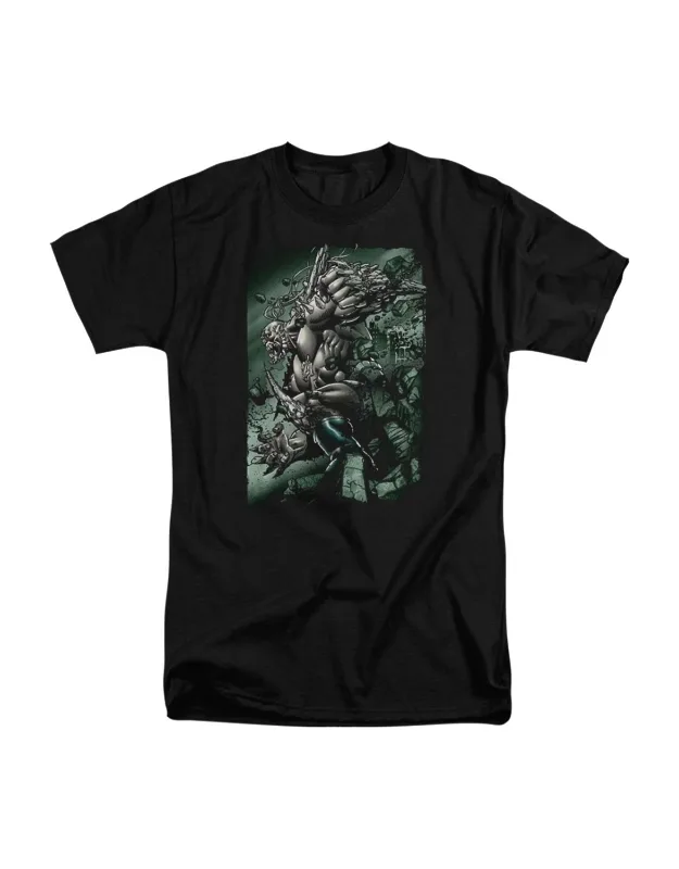Superman Doomsday Destruction Short Sleeve Adult Tall Tee - 100% Cotton, Officially Licensed