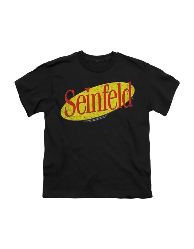 Seinfeld Logo Short Sleeve Youth Tee - Stylish For Everyday Wear, 100% Cotton