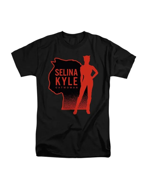 The Batman Selina Kyle Catwoman Short Sleeve Tee - 100% Cotton, Officially Licensed