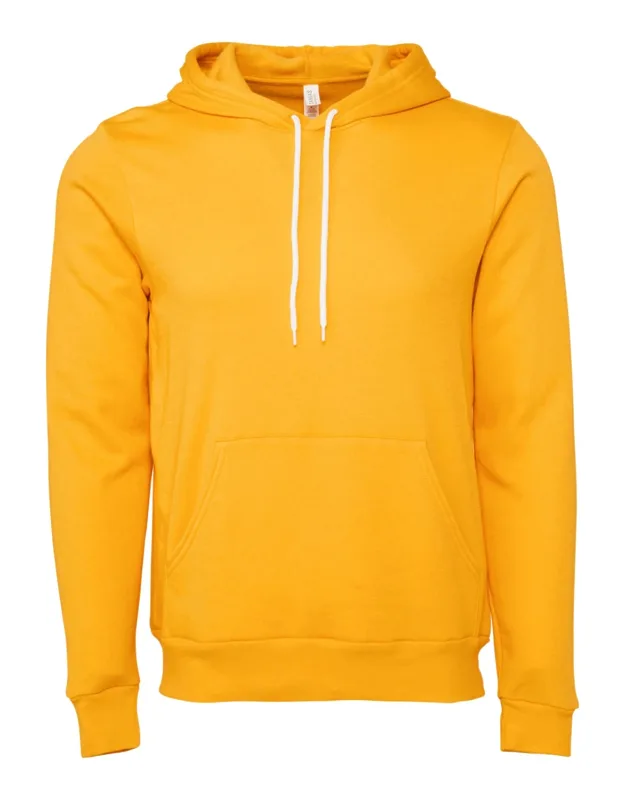Pullover Polycotton Fleece Hooded Sweatshirt